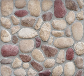 Earthblend River Rock Veneer | Stone for Walls and Fireplaces