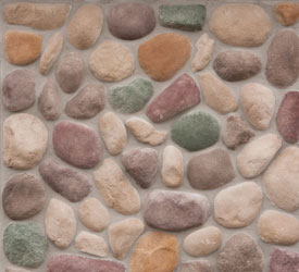 Northwoods River Rock Veneer | Stone for Walls and Fireplaces