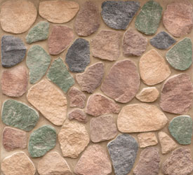 Sienna Split Rock Veneer | Stone for Walls and Fireplaces